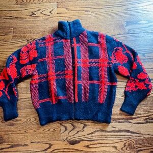 Desigual Zippered Cardigan Jacket NWOT